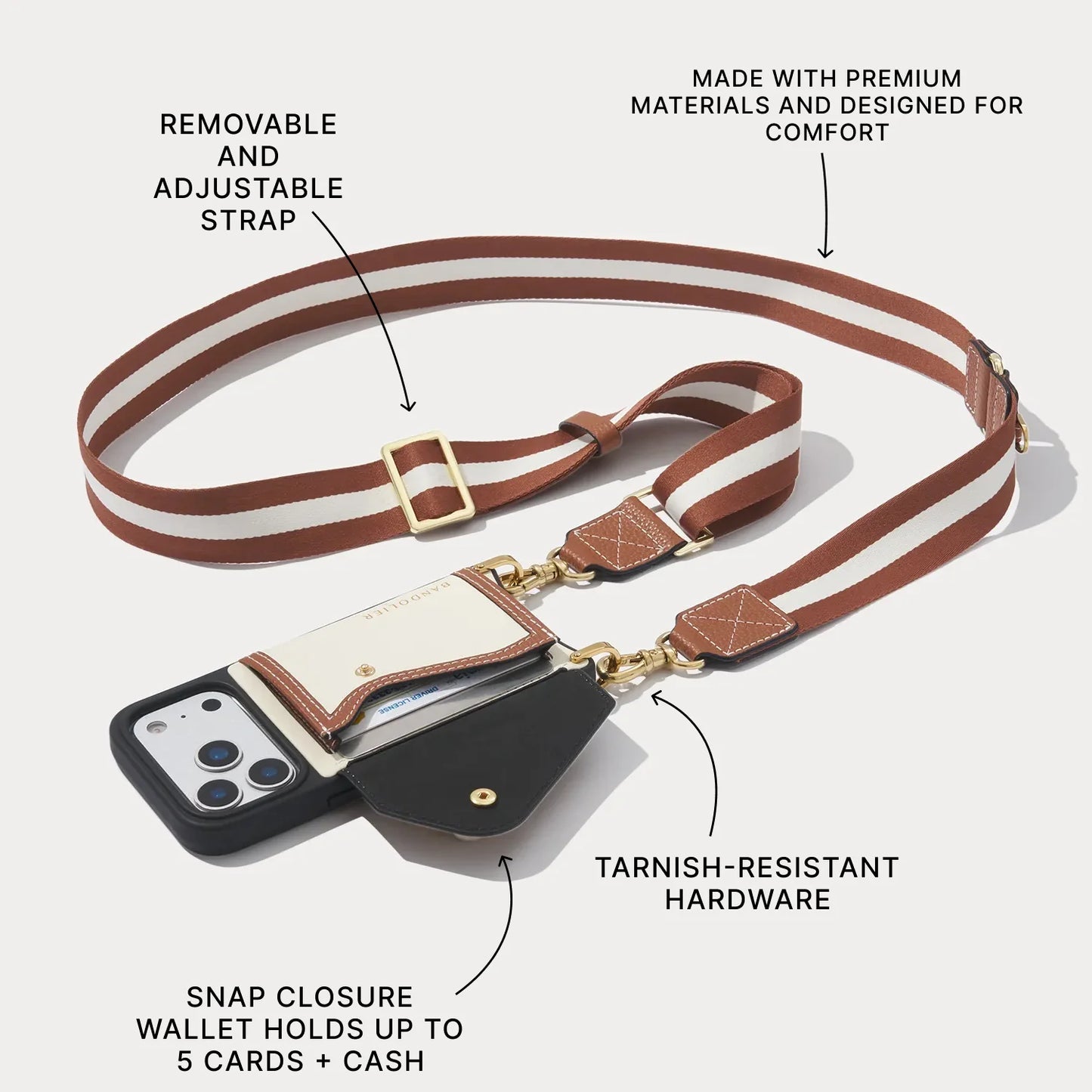 Brooke Canvas Essentials Set - Cream Sienna/Gold