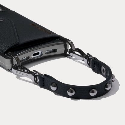 Annie Wristlet - Black/Pewter