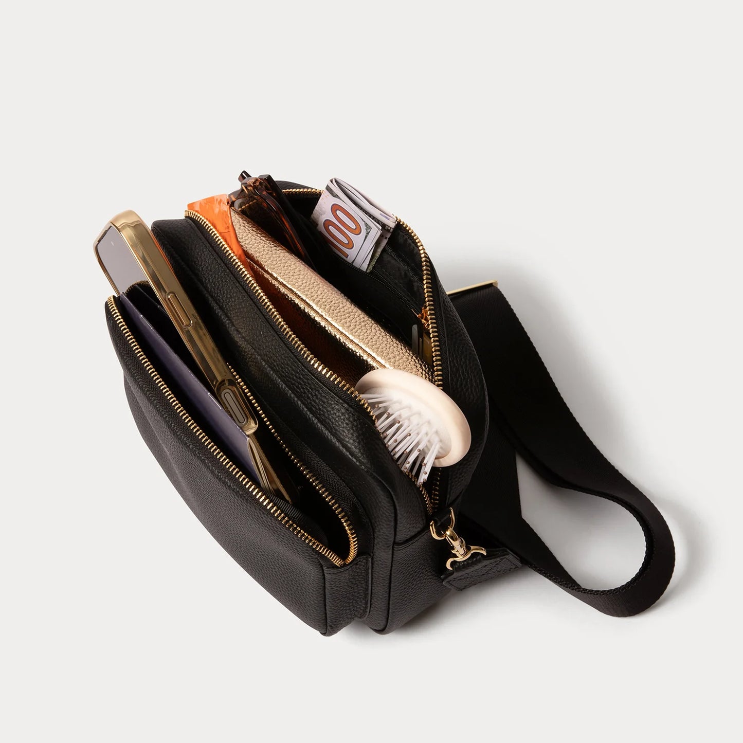 Drew Bag - Black/Gold