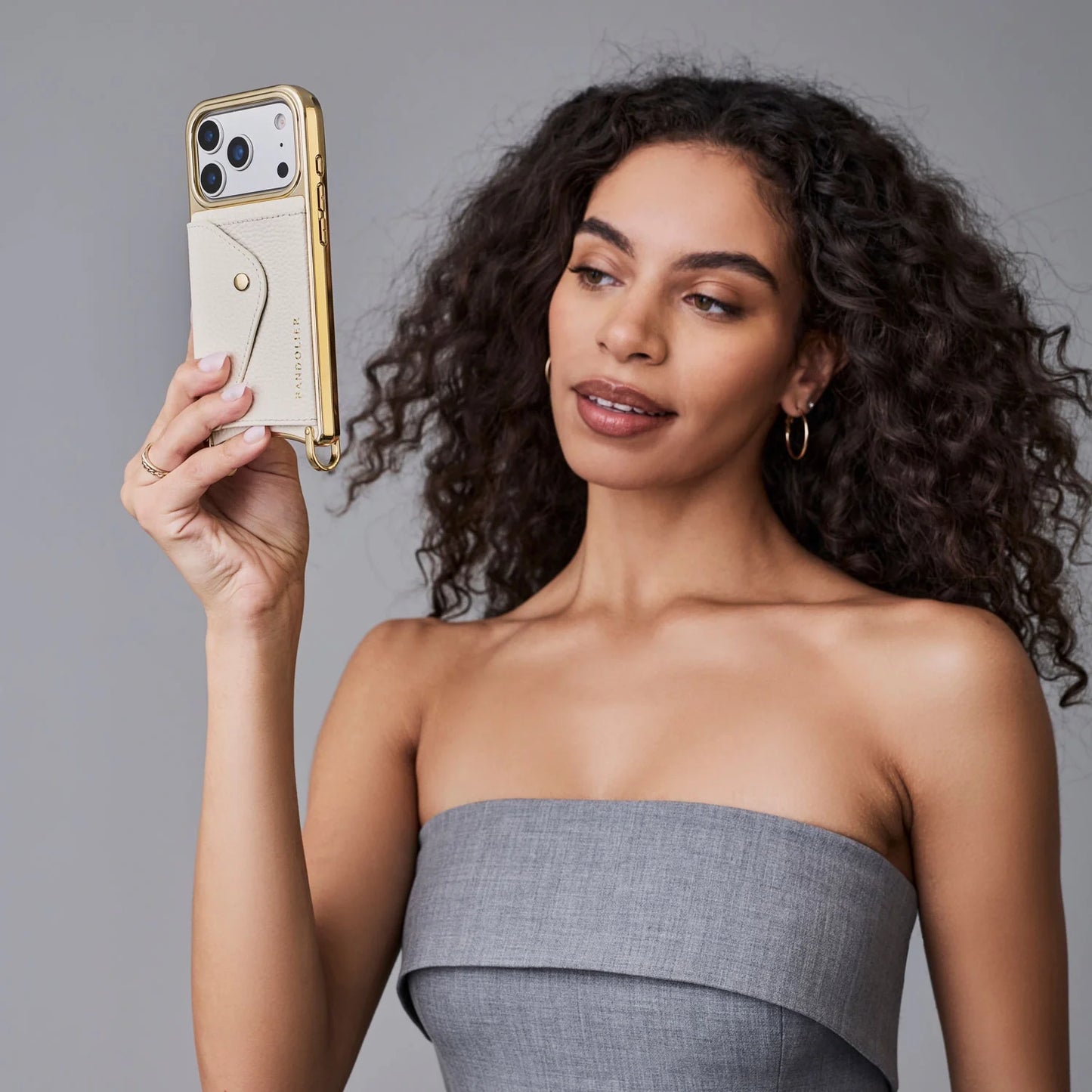 Donna Chrome Crossbody Phone Case