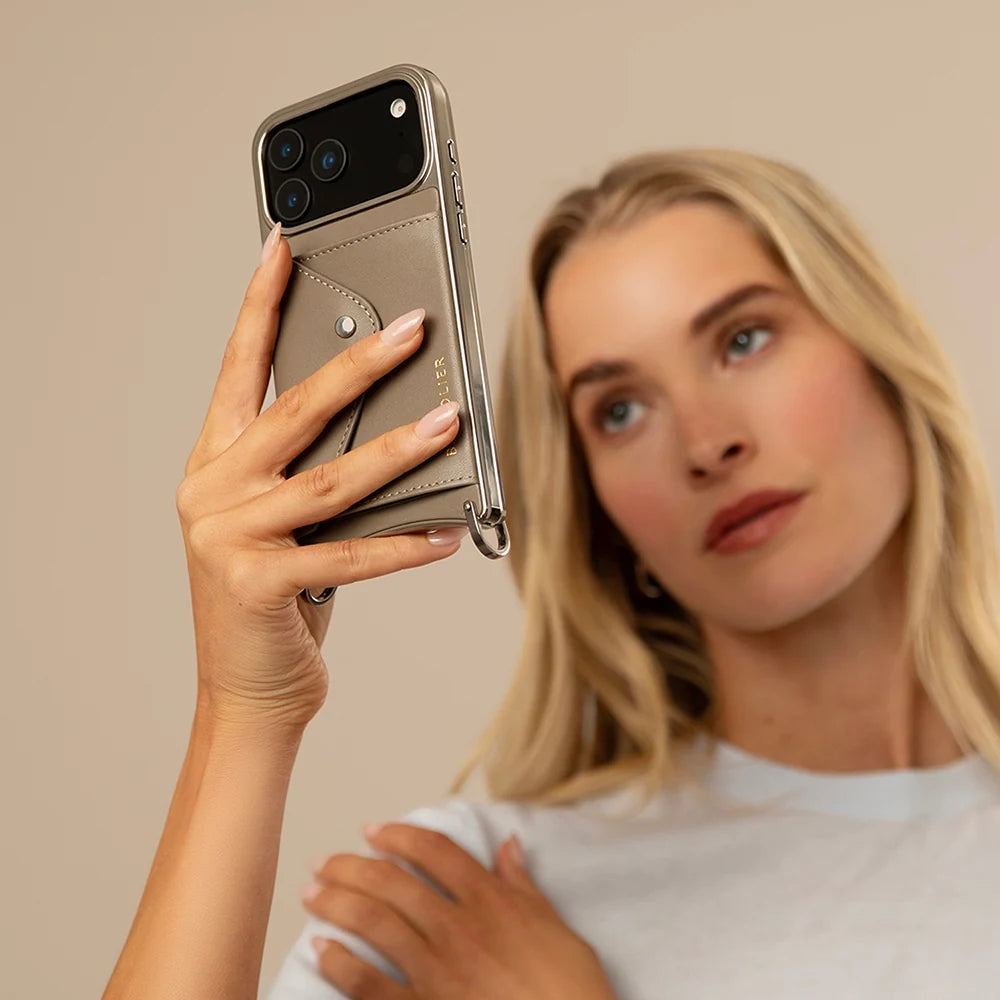 Hailey Chrome Crossbody Phone Case