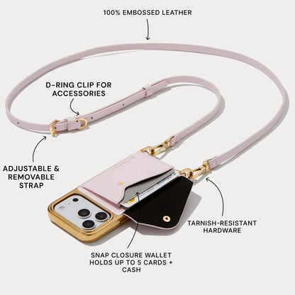 Donna Chrome Crossbody Phone Case