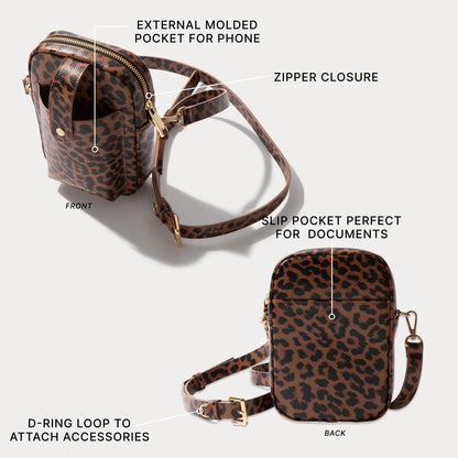 Dillon Bag - Leopard/Gold