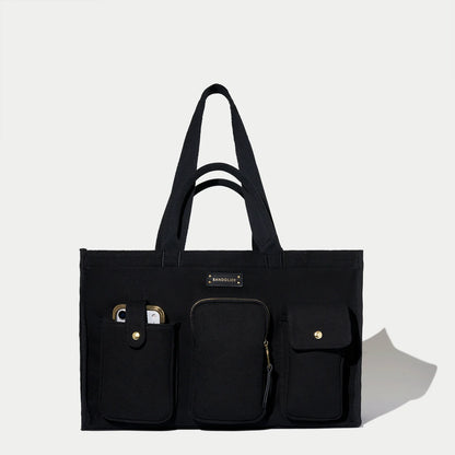 Dillon Carryall Tote  - Black/Gold