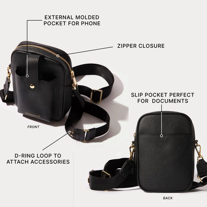 Dillon Bag - Tan/Gold