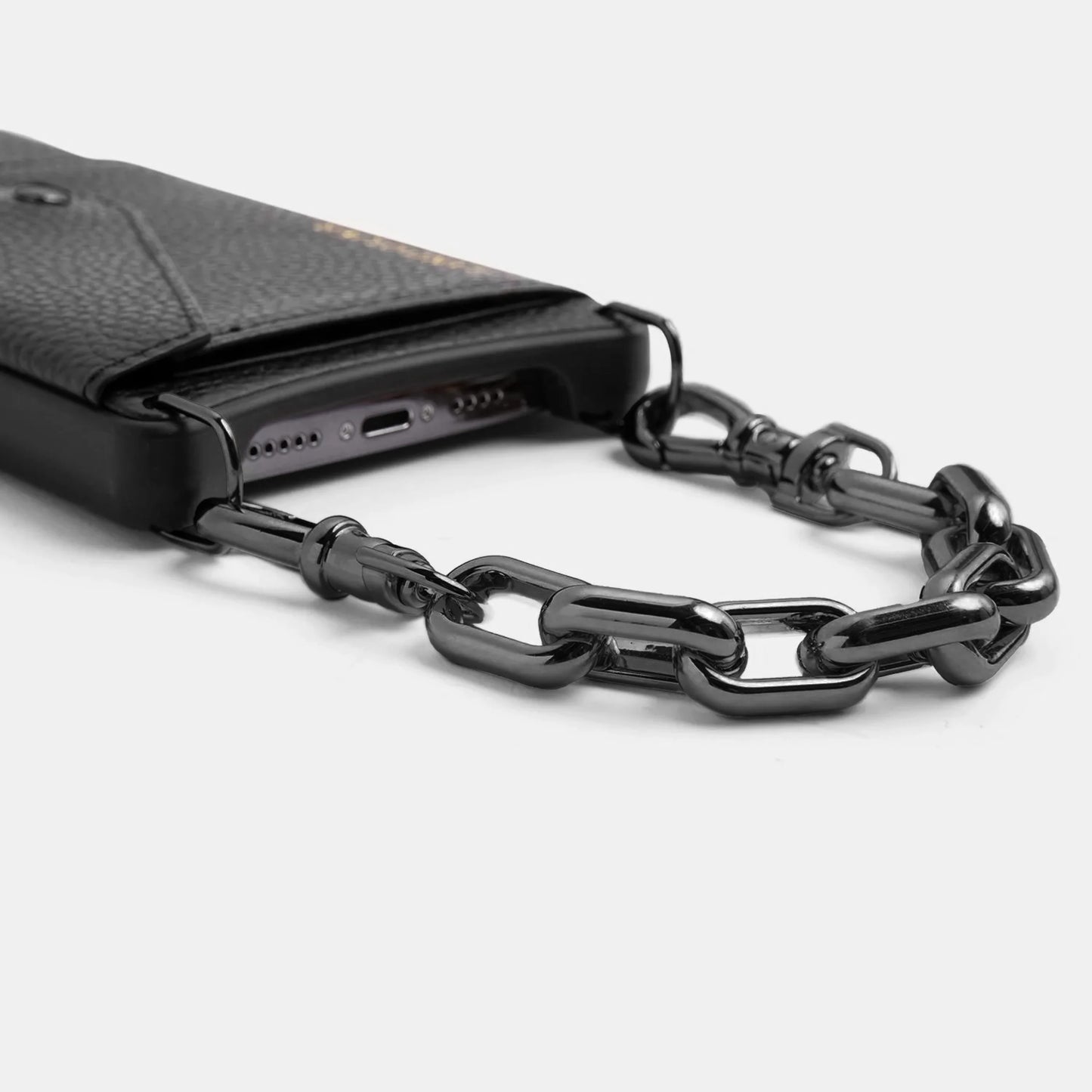 Astrid Wristlet - Black/Pewter