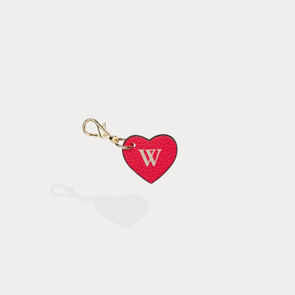 Heart Initial Charm
