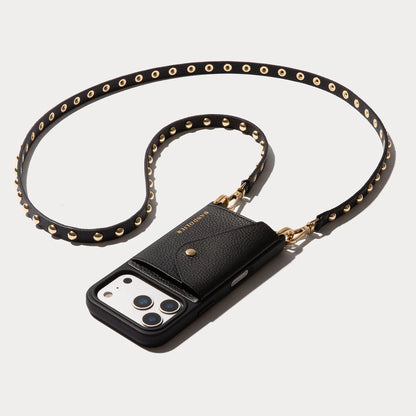Annie Pebble Leather Crossbody Bandolier