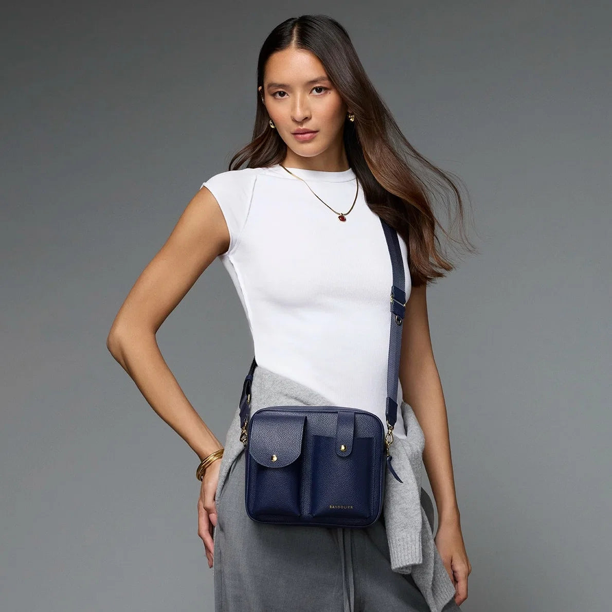 Dillon Dual Pocket Crossbody Bag