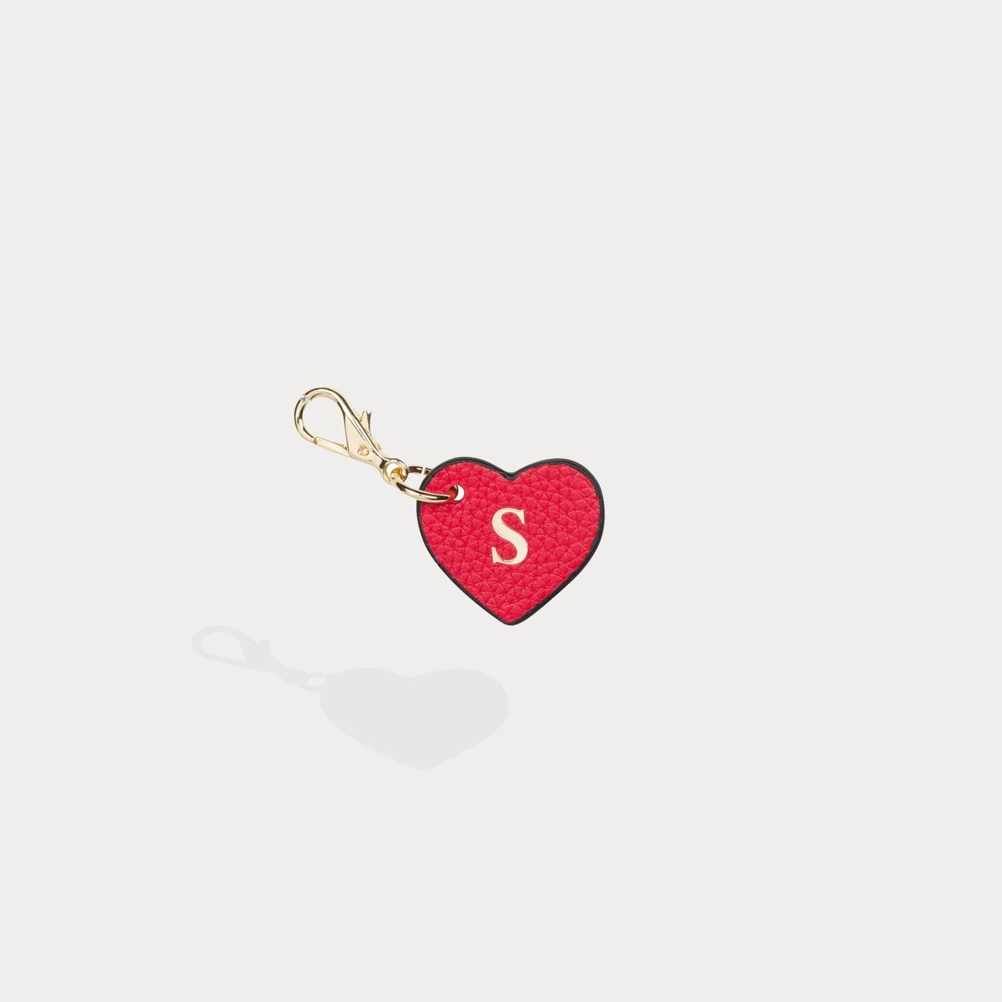 Heart Initial Charm
