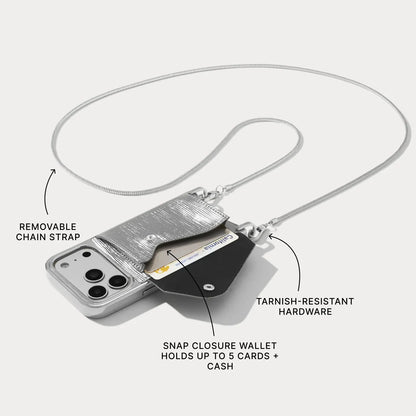 Gia Chrome Crossbody Phone Case