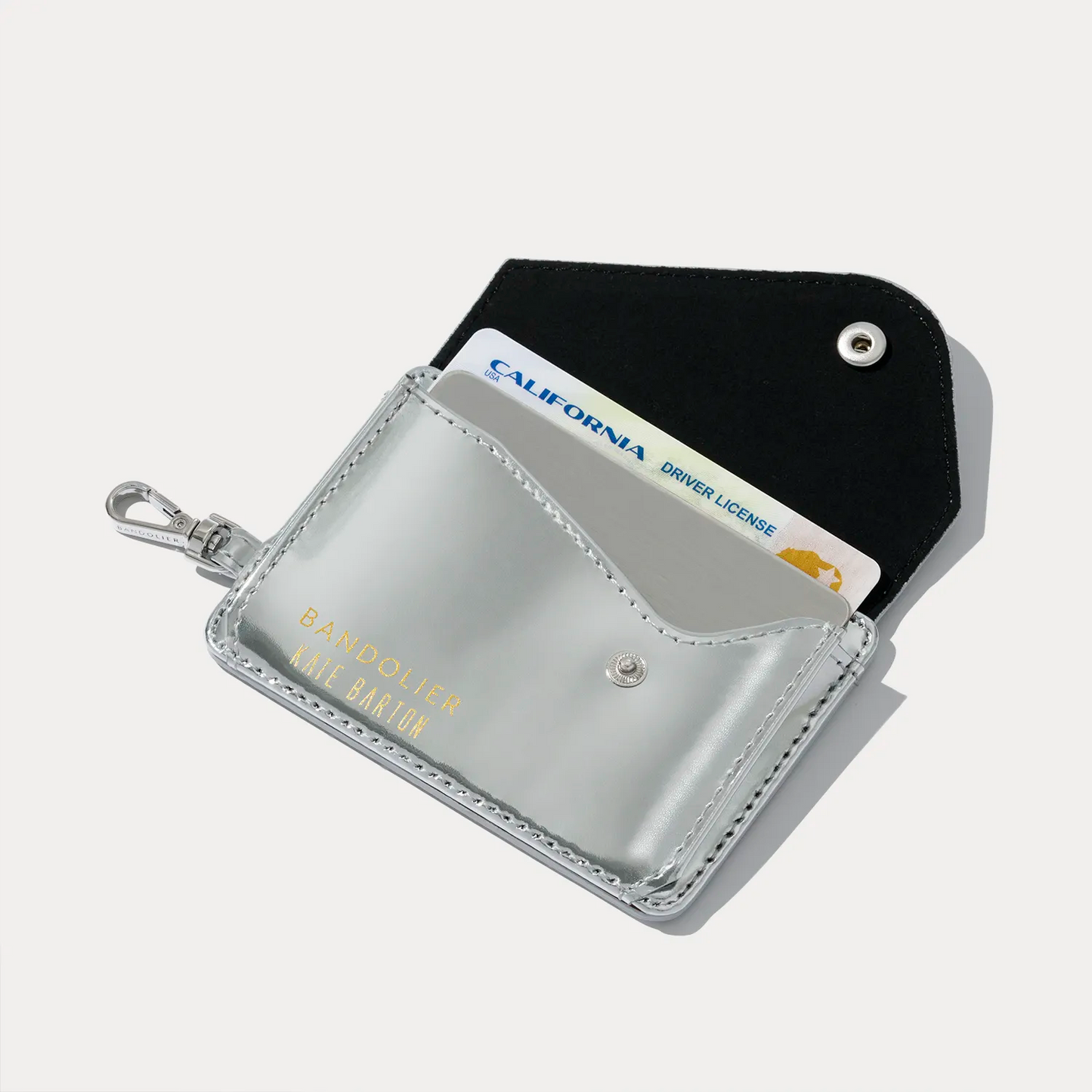 Add-On Magnet Wallet - Silver Patent/Silver