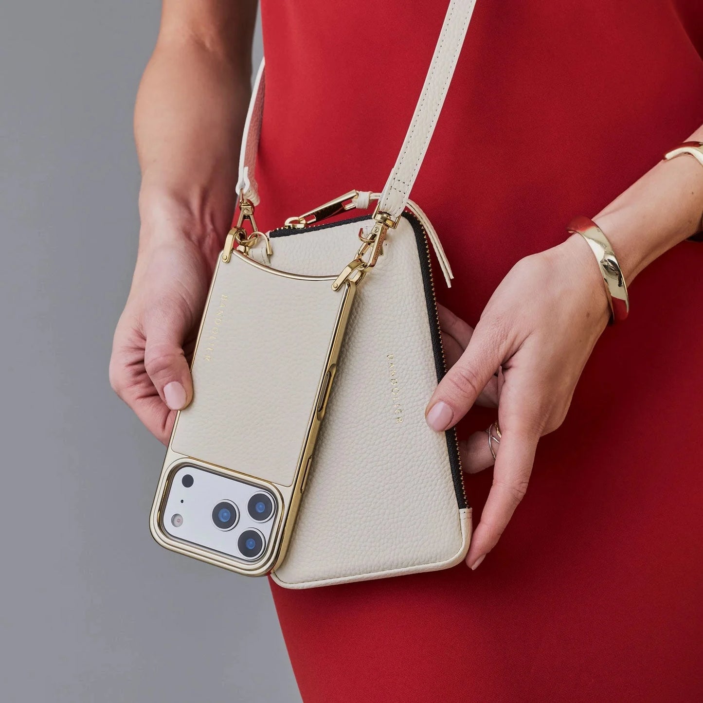 Rayna Chrome Essentials Set - Ivory/Chrome Gold
