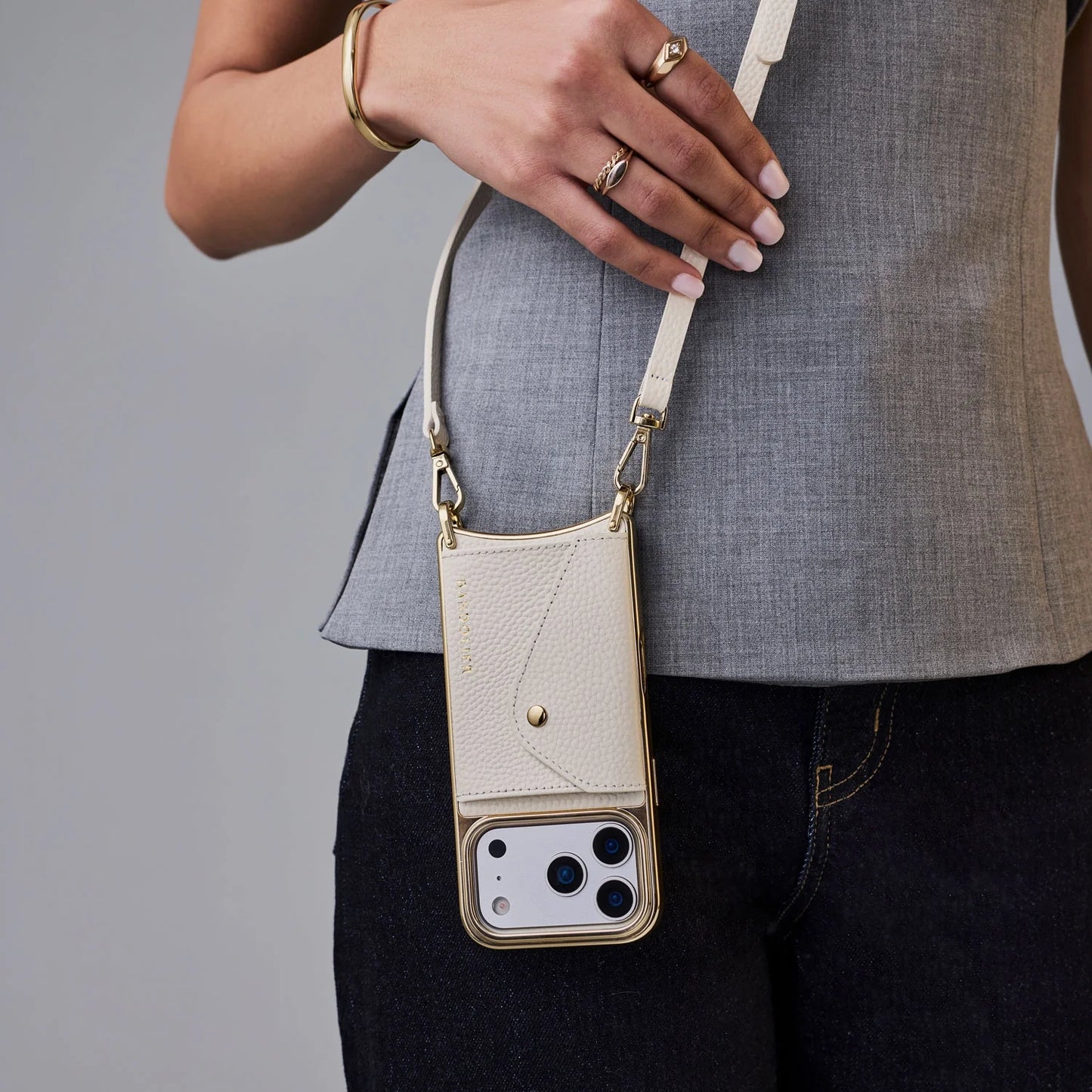 Donna Chrome Crossbody Phone Case
