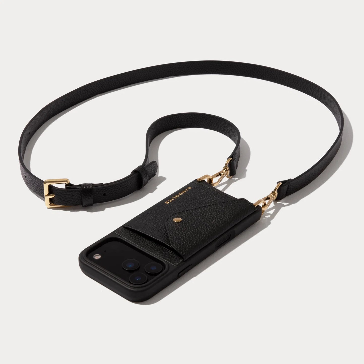 Hailey Strap Only - Black/Gold