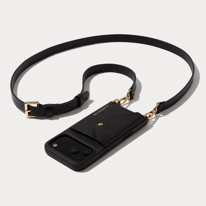 Hailey Strap Only - Black/Gold