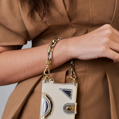 Astrid Wristlet - Silver/Gold