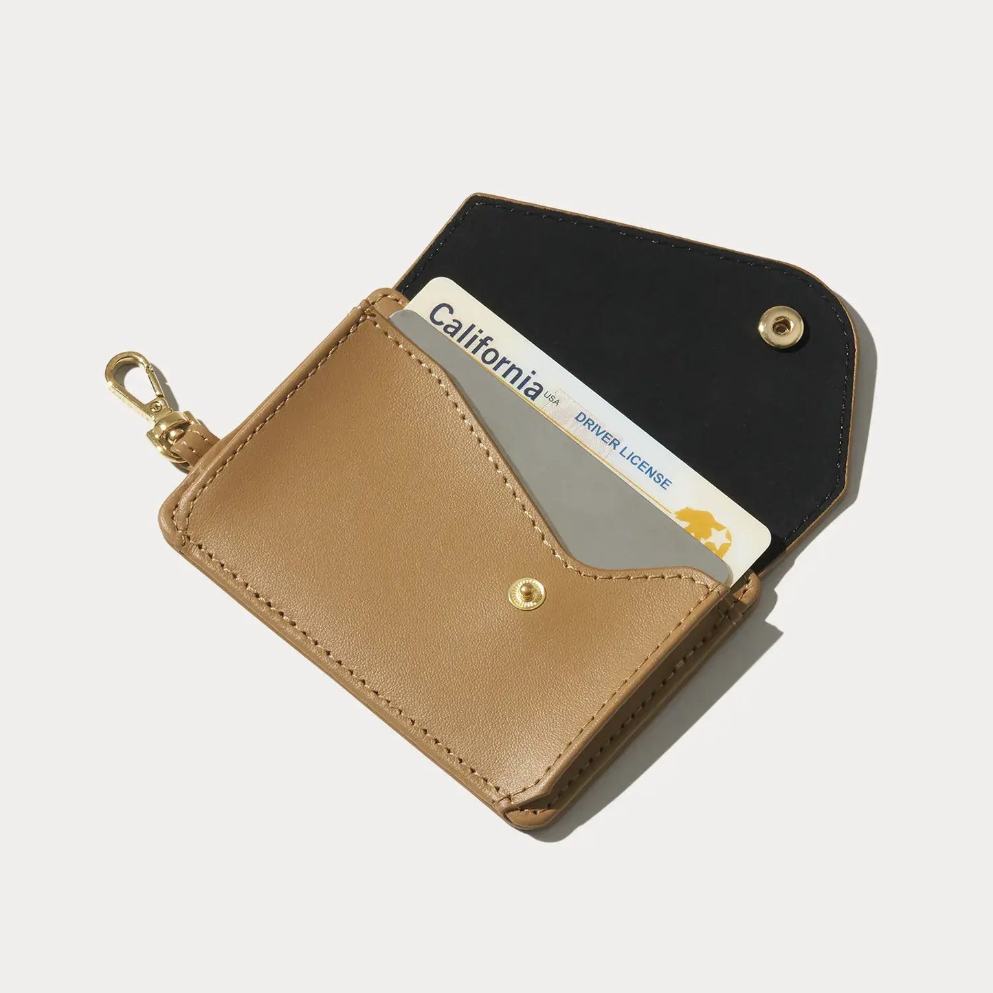Add-On Magnet Wallet - Tan/Gold