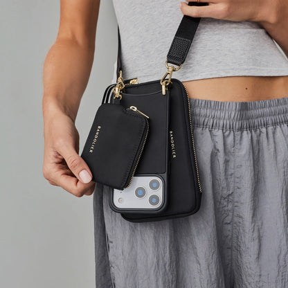Nova Nylon Magnet Wallet Crossbody Phone Case Pouch Set