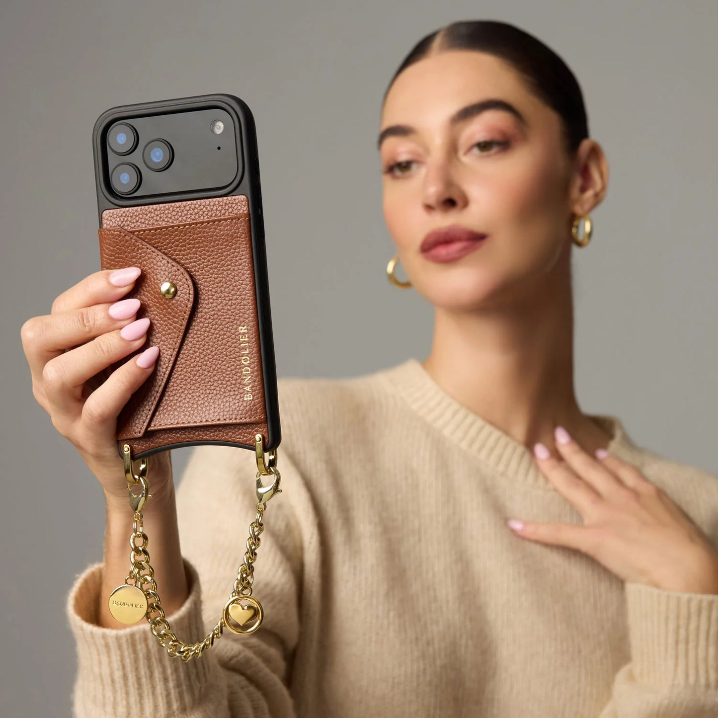 Maya - Cognac/Gold
