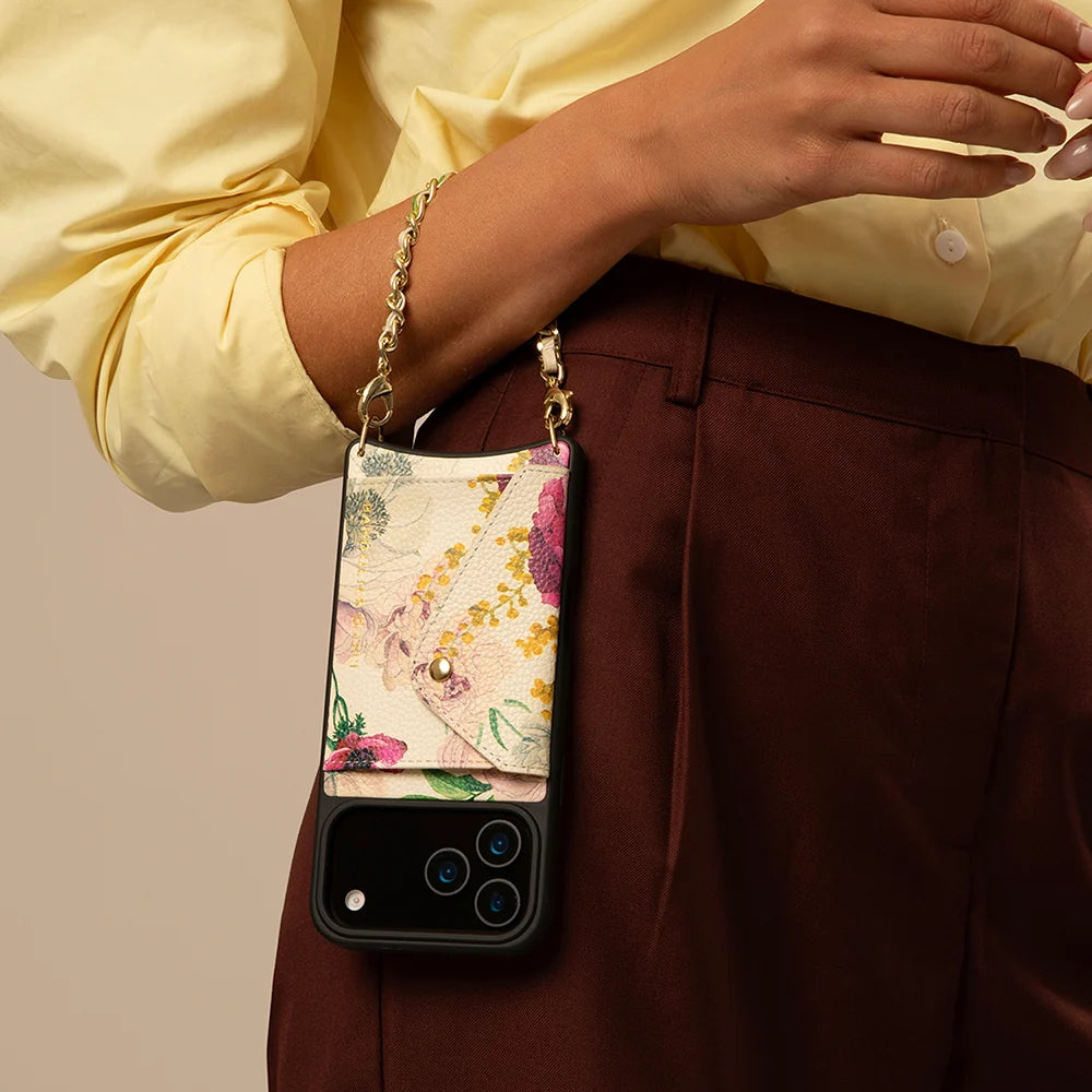 Lily Side Slot Leather Crossbody Bandolier