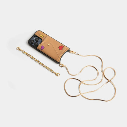 Gia Bolt Side Slot Leather Crossbody Bandolier Set