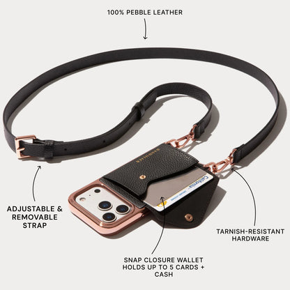 Hailey Chrome Crossbody Phone Case
