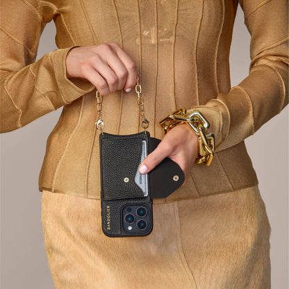 Gia Side Slot Leather Crossbody Bandolier Set
