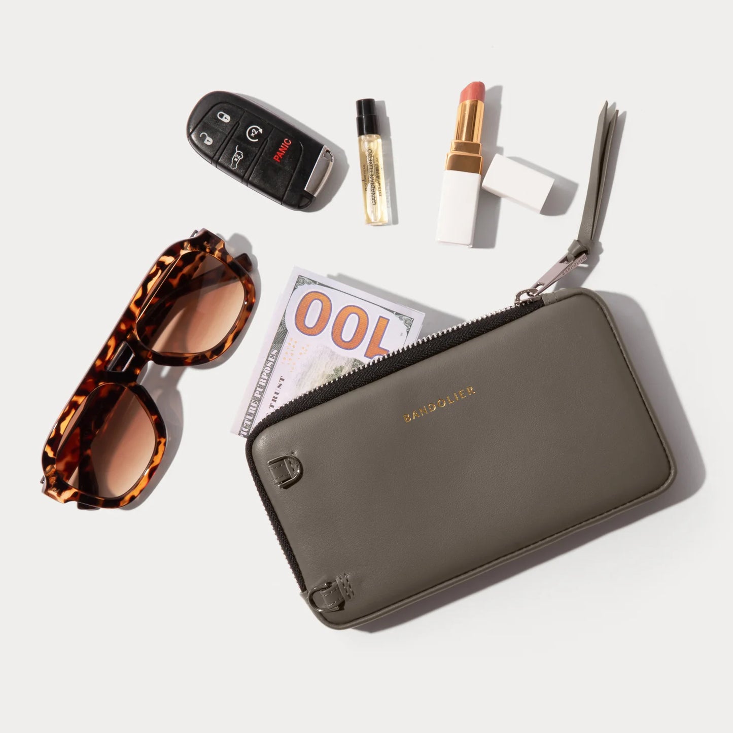 Rayna Chrome Pouch Set