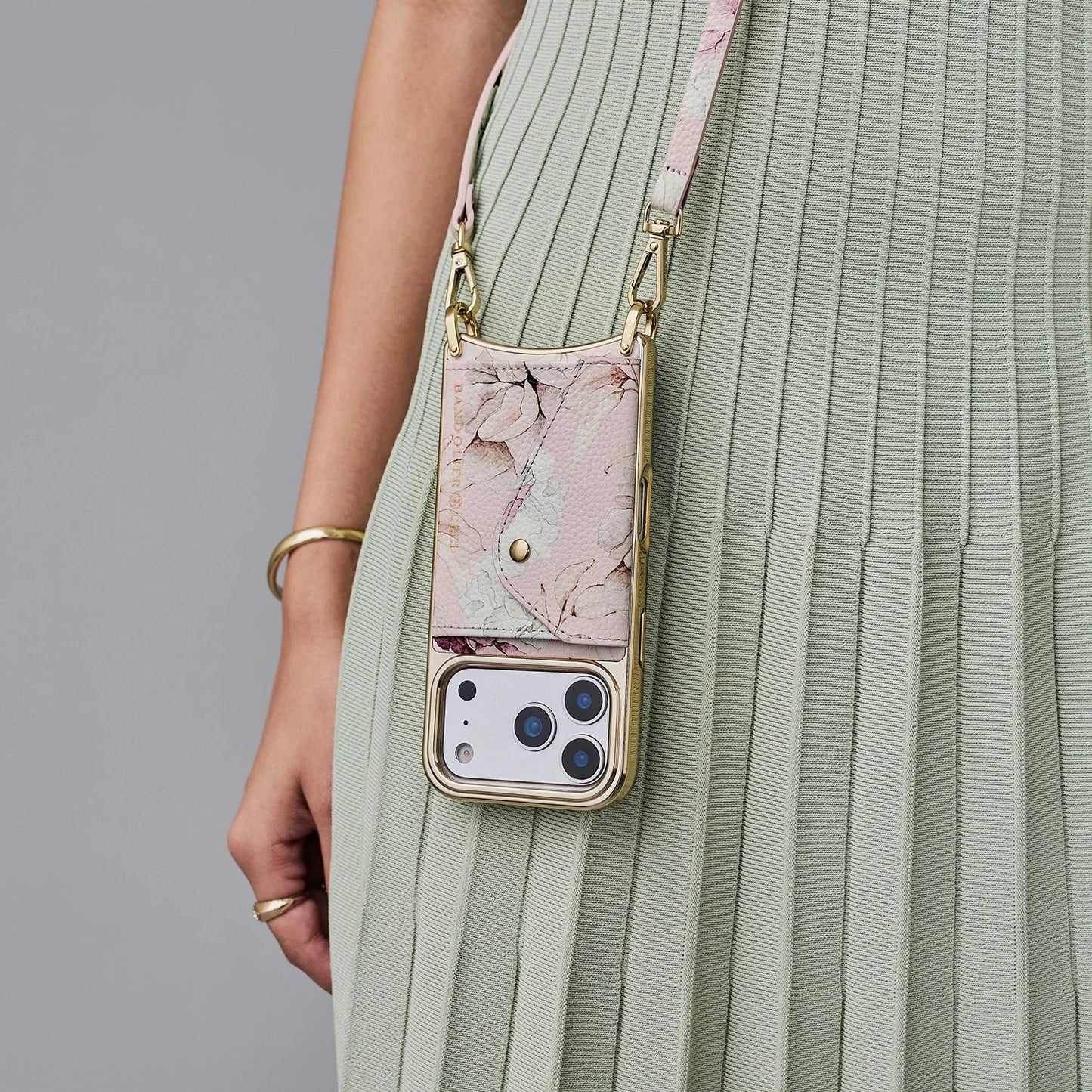 Donna Chrome Crossbody Phone Case