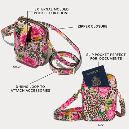 Dillon Bag - Ceci Cheetah/Gold
